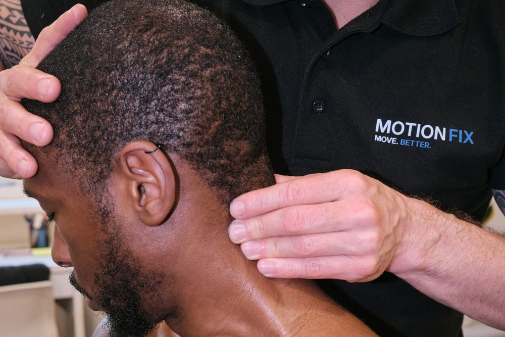 Chiropractic neck treatment at MotionFix, a short walk from Borough